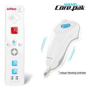 Illustration for article titled Nyko's Wii Wand Gets Rumble Nunchuck